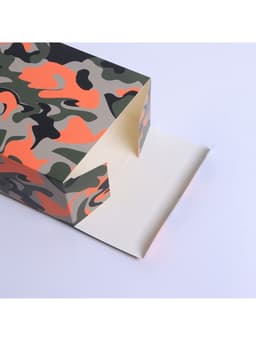 Коробка подарочная складная, упаковка, «Милитари», 16×23×7.5 см