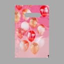 Пакет подарочный «Праздничные шары», полиэтиленовый с вырубной ручкой, 30 мкм, 20×30 см