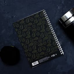 Дневник тренировок «Авокадо» на пружине, 25 листов