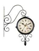 Часы настенные интерьерные «Весенние», двусторонние, на подвесе, плавный ход, 30×48 см, циферблат d=17 см, от батареек 2×АА