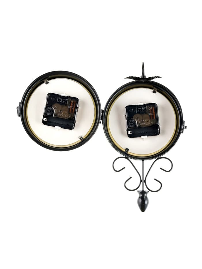 Часы настенные интерьерные «Весенние», двусторонние, на подвесе, плавный ход, 30×48 см, циферблат d=17 см, от батареек 2×АА