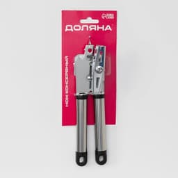 Нож консервный Доляна «Помощник», 20 см, чёрный