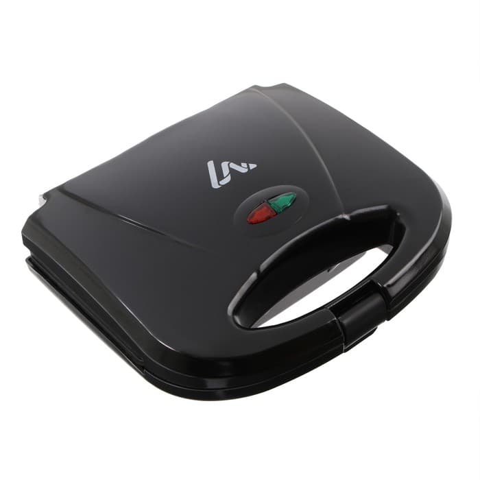 Электровафельница Luazon LT-09, 750 Вт, венские вафли, антипригарное покрытие, чёрная