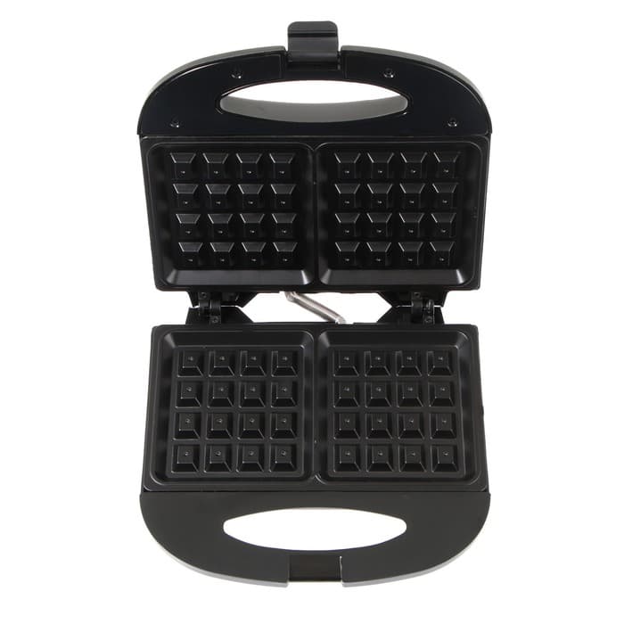 Электровафельница Luazon LT-09, 750 Вт, венские вафли, антипригарное покрытие, чёрная