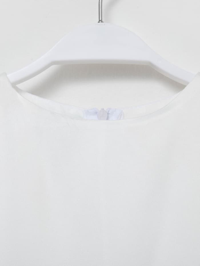 Платье нарядное для девочки KAFTAN, белое, размер 34 (122-128 см)