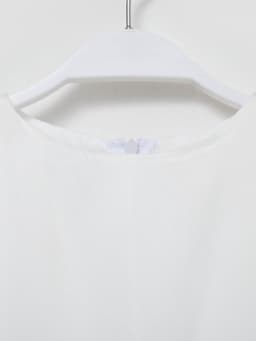 Платье нарядное для девочки KAFTAN, белое, размер 34 (122-128 см)