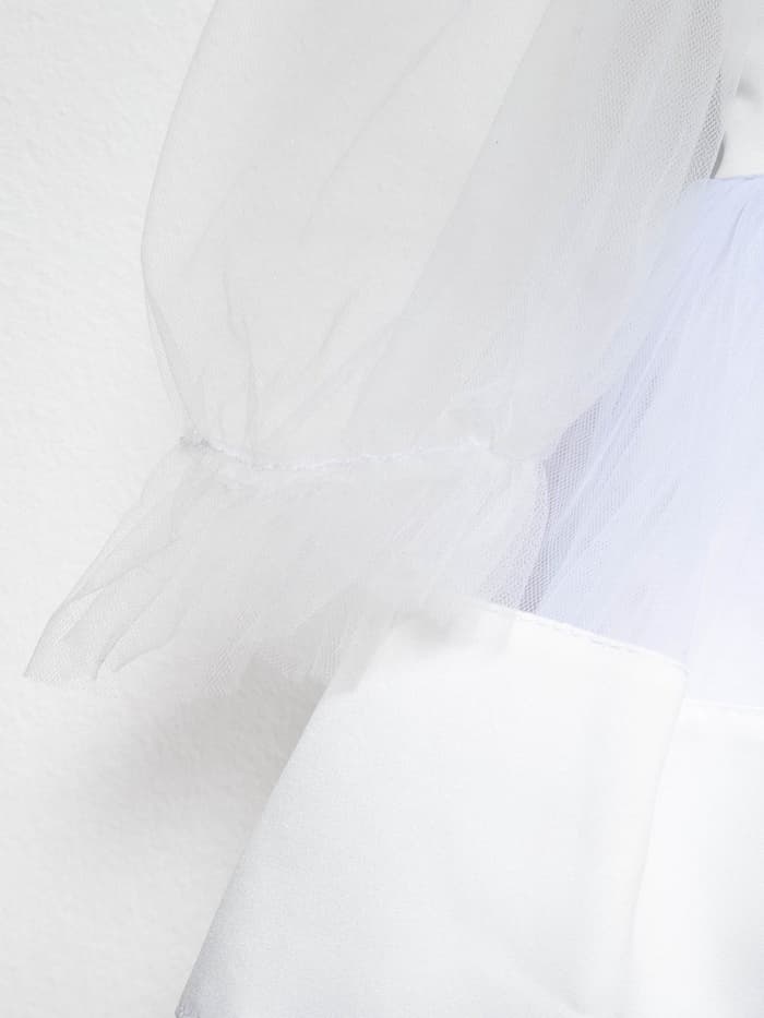 Платье нарядное для девочки KAFTAN, белое, размер 34 (122-128 см)