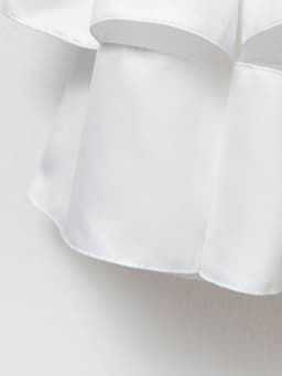 Платье нарядное для девочки KAFTAN, белое, размер 34 (122-128 см)