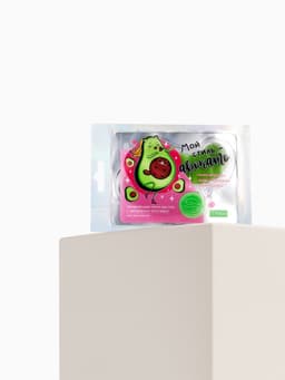 Патчи для глаз «Мой стиль-авокадо», 1 пара, гидрогелевые с экстрактом алое, Beauty Fox