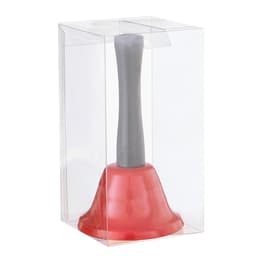 Колокольчик настольный Candy, красный, 12×6.5 см