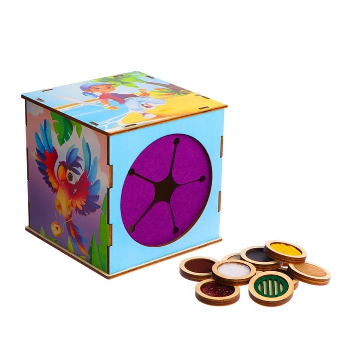 Тактильное сенсорное лото «Парочки», по методике Монтессори