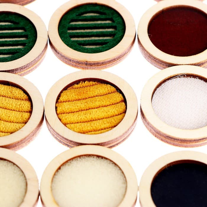 Тактильное сенсорное лото «Парочки», по методике Монтессори