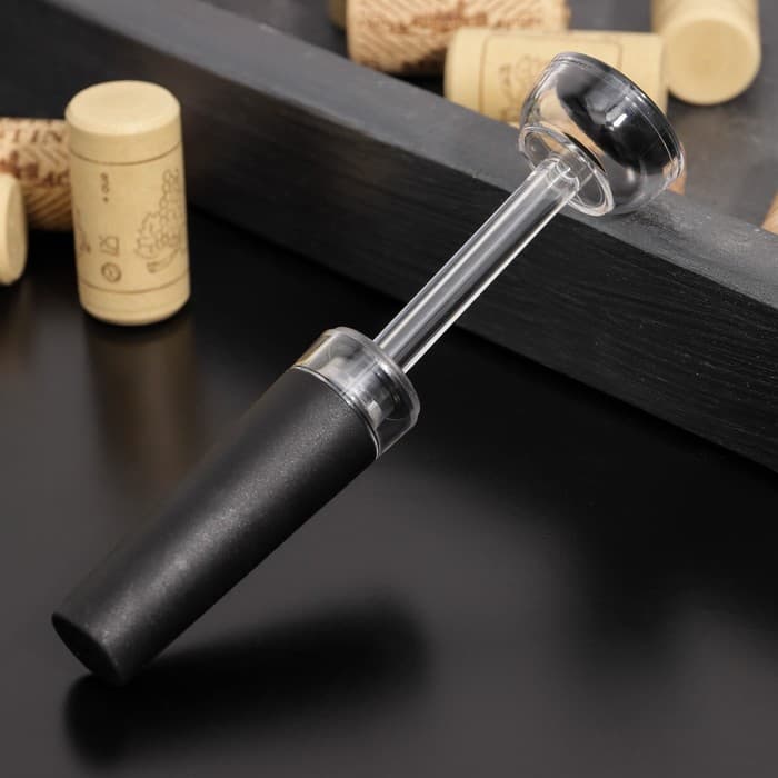 Набор для вина Доляна Crystal wine, 2 предмета: пробка, аэратор, пластик