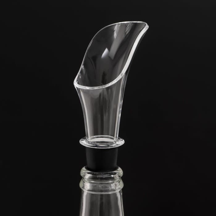 Набор для вина Доляна Crystal wine, 2 предмета: пробка, аэратор, пластик