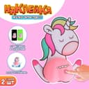 Антистресс - наклейка «Попка. Единорог», в наборе 2 мялки