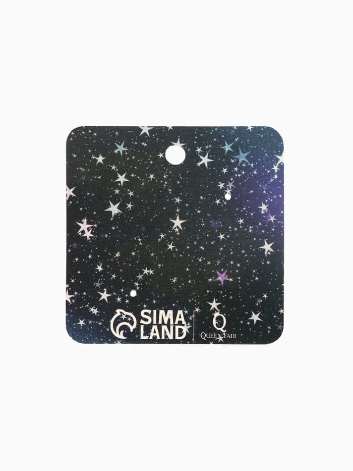 Набор значков (2 шт.) «Космонавты», цветной в золоте