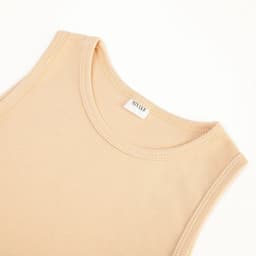 Майка домашняя женская MINAKU: Home collection, бежевая, размер 42