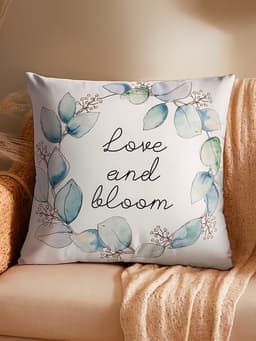 Подушка декоративная «Этель» Love and bloom, 40×40 см, велюр