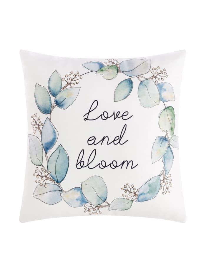 Подушка декоративная «Этель» Love and bloom, 40×40 см, велюр