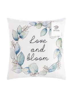 Подушка декоративная «Этель» Love and bloom, 40×40 см, велюр