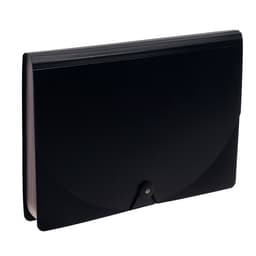 Папка - органайзер для хранения документов, А4, 24 отделения, 800 мкм, Calligrata, на резинке, черный