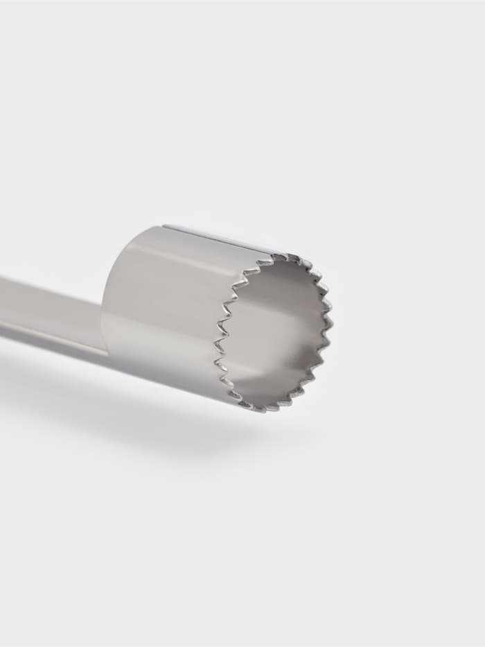 Нож для сердцевины Доляна Lime, 20×2 см, чёрный