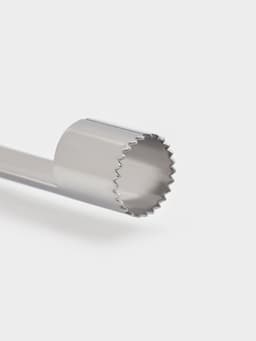 Нож для сердцевины Доляна Lime, 20×2 см, чёрный