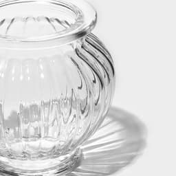 Банка для сыпучих продуктов Доляна «Галерея», 300 мл, 9.5×13 см, стекло, прозрачная