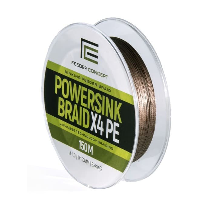 Леска плетёная Feeder Concept POWERSINK Dark Brown 150/015