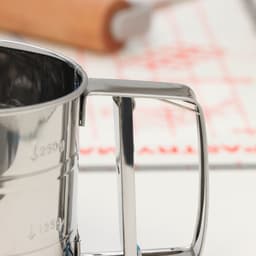 Кружка - сито для просеивания муки Доляна, 375 мл, металл, серебристая