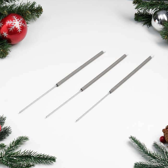 Бенгальские огни золотые, 3 шт., 30 см, горение 150 сек.