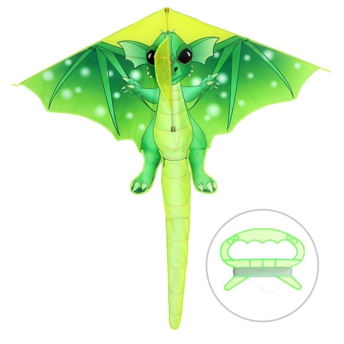 Воздушный змей Funny toys «Дракон», МИКС