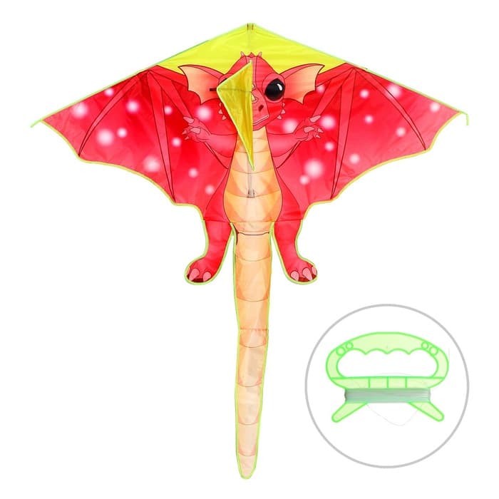 Воздушный змей Funny toys «Дракон», МИКС