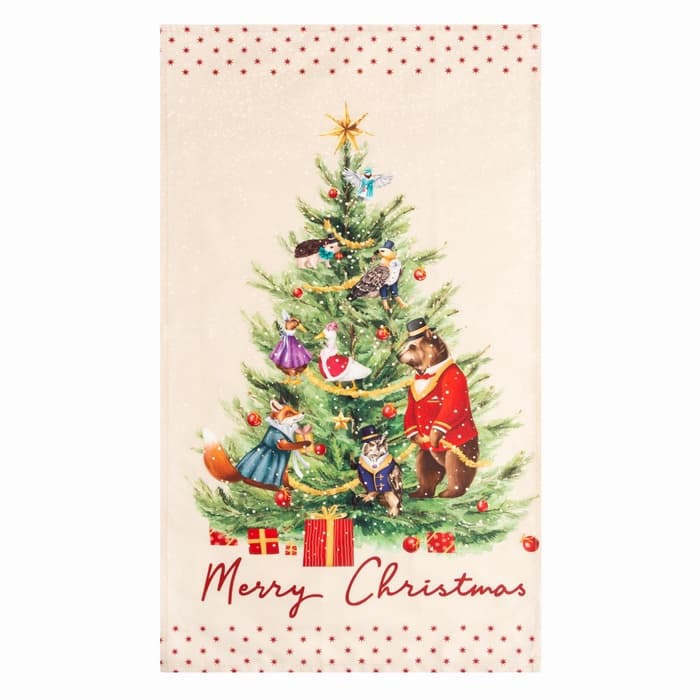 Полотенце кухонное новогоднее «Этель» Noble Christmas, 40×73 см, 100% хлопок, саржа 190 г/м²