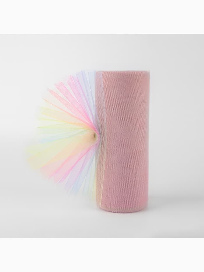 Фатин «Радуга», 15 см, 23±1 м, 11±1 г/м², разноцветный