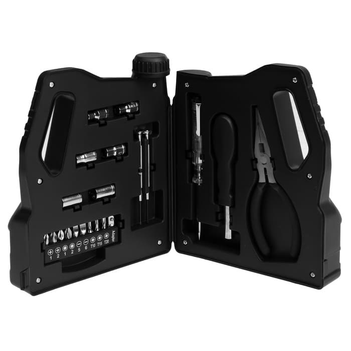 Набор инструментов ТУНДРА, подарочный пластиковый кейс «Канистра», 21 предмет