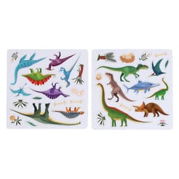 Магнитная книжка-игрушка «В мире динозавров», 8 стр., с мешочком