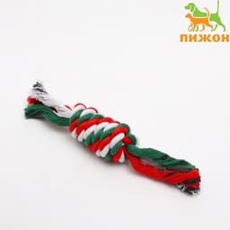 Игрушка канатная «Зимняя плетёнка», малая, до 19 см, 25-29 г, разноцветная