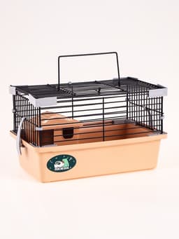 Клетка-мини для грызунов «Пижон» №1, 27×15×13 см, укомплектованная, бежевая
