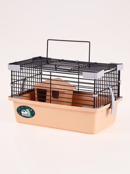 Клетка-мини для грызунов «Пижон» №1, 27×15×13 см, укомплектованная, бежевая