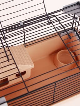 Клетка-мини для грызунов «Пижон» №1, 27×15×13 см, укомплектованная, бежевая