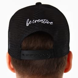 Кепка мужская с сеткой DIGNITY, чёрная, р-р 56