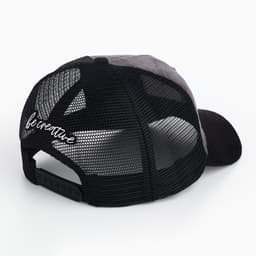 Кепка мужская с сеткой DIGNITY, чёрная, р-р 56