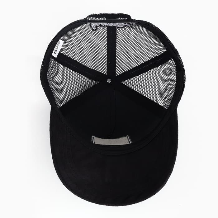 Кепка мужская с сеткой DIGNITY, чёрная, р-р 56