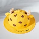 Панама для девочки MINAKU «Коровка», размер 50, жёлтая