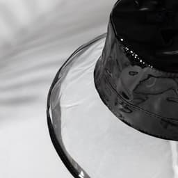 Панама женская MINAKU, чёрная, размер 56-58, ПВХ