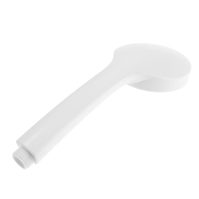 Лейка для душа ZEIN Z0208, 1 режим, пластик, белая, с, оранжевая, вставка