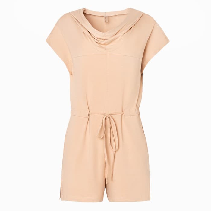 Комбинезон домашний женский MINAKU: Home comfort, бежевый, размер 48