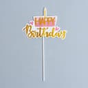 Топпер для торта «С Днём Рождения»