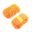 Губка для мытья авто, 24×11 см, микрофибра, МИКС